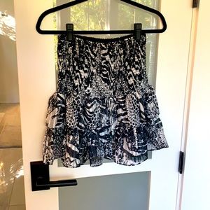 Sen tiered mini skirt